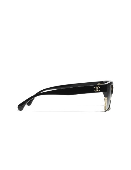 Katzenaugenförmige sonnenbrille CHANEL CH5558 C622S6 55 | Isolani Boutique