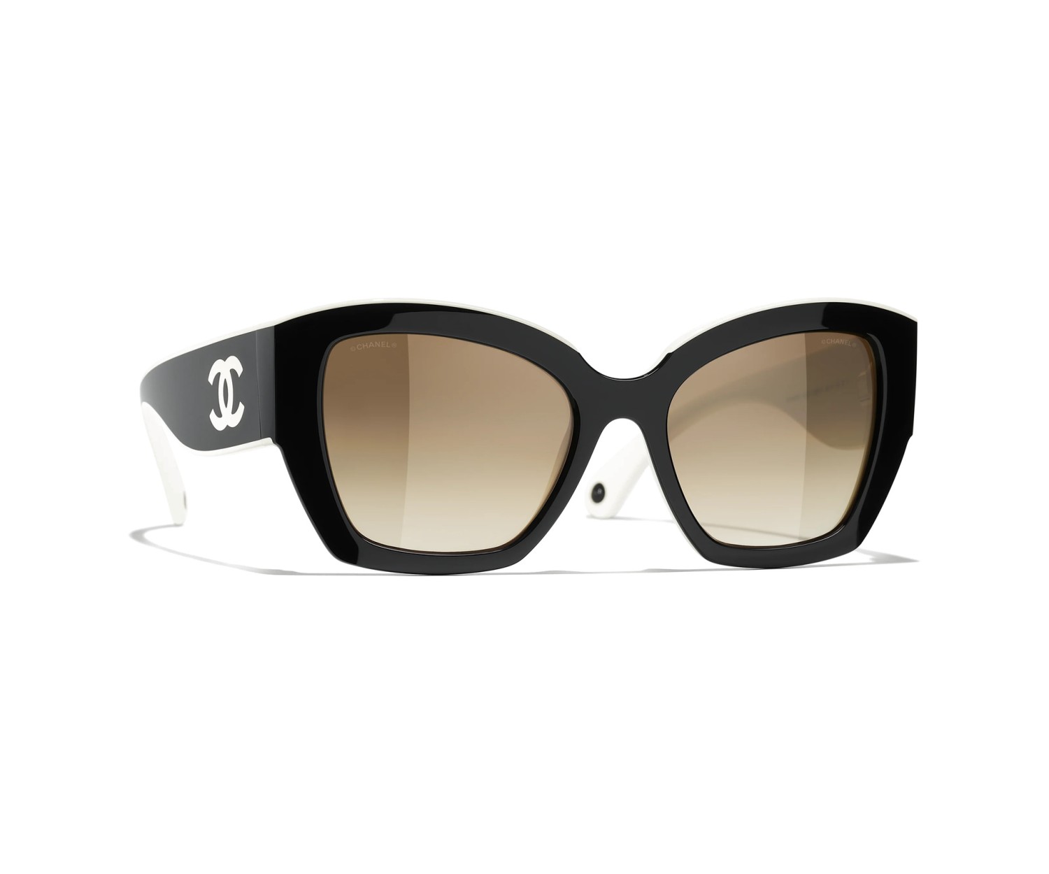 Schmetterlingsförmige sonnenbrille CHANEL CH6058 165651 53 | Isolani Boutique