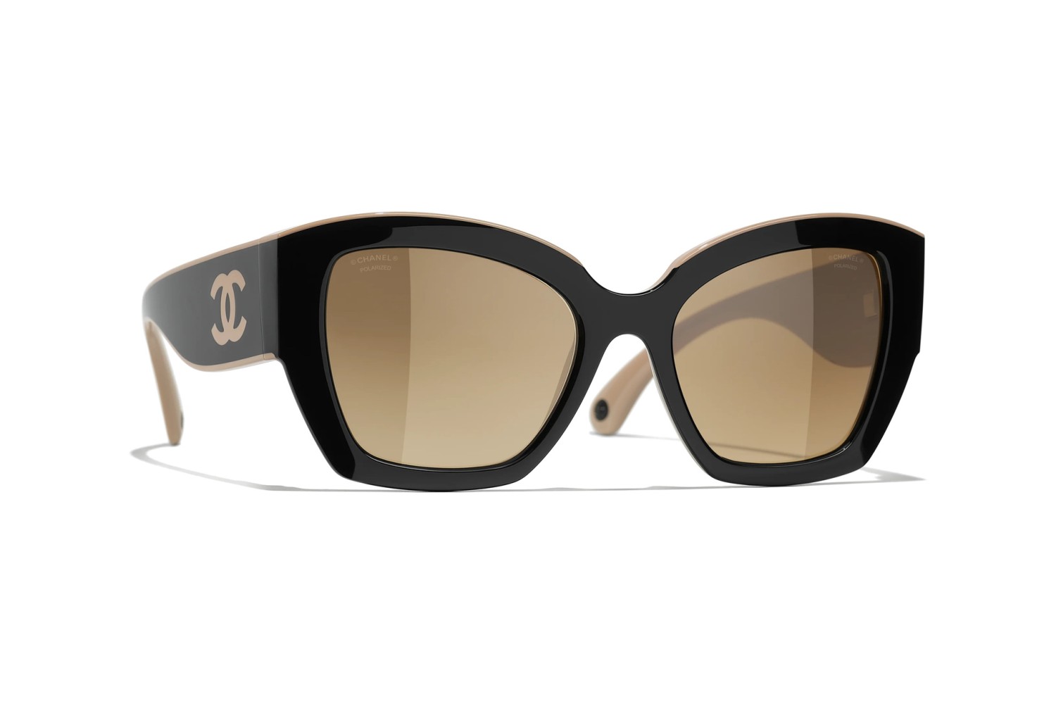 Schmetterlingsförmige sonnenbrille CHANEL CH6058 C534M2 53 | Isolani Boutique