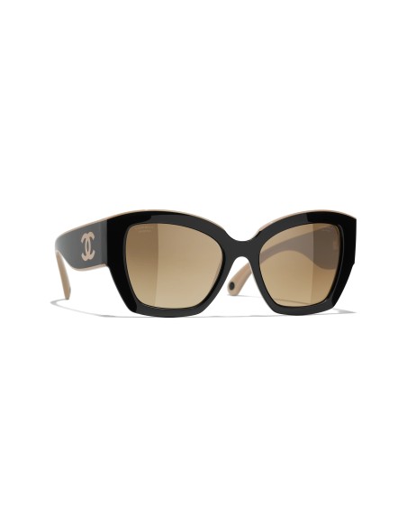 Schmetterlingsförmige sonnenbrille CHANEL CH6058 C534M2 53 | Isolani Boutique