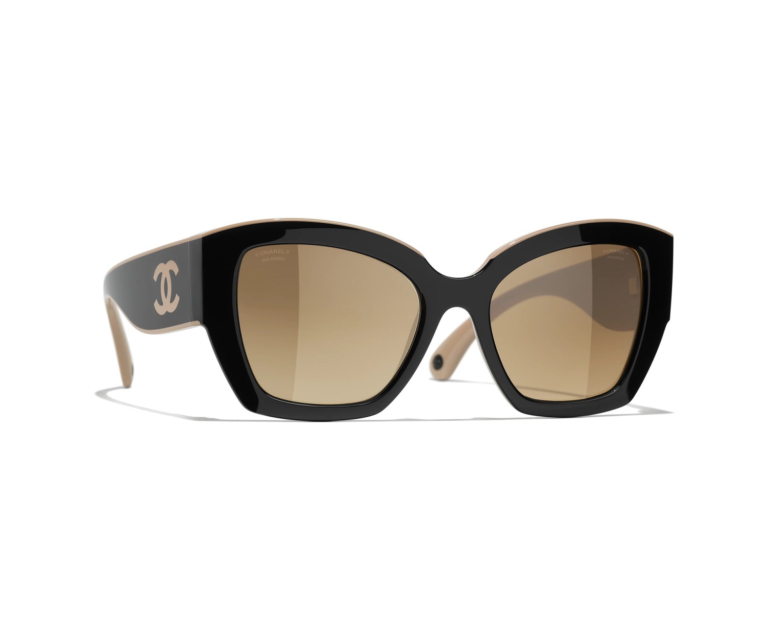 Schmetterlingsförmige sonnenbrille CHANEL CH6058 C534M2 53 | Isolani Boutique