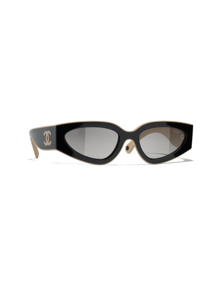 Katzenaugenförmige sonnenbrille CHANEL CH6056 C534M3 54 | Isolani Boutique