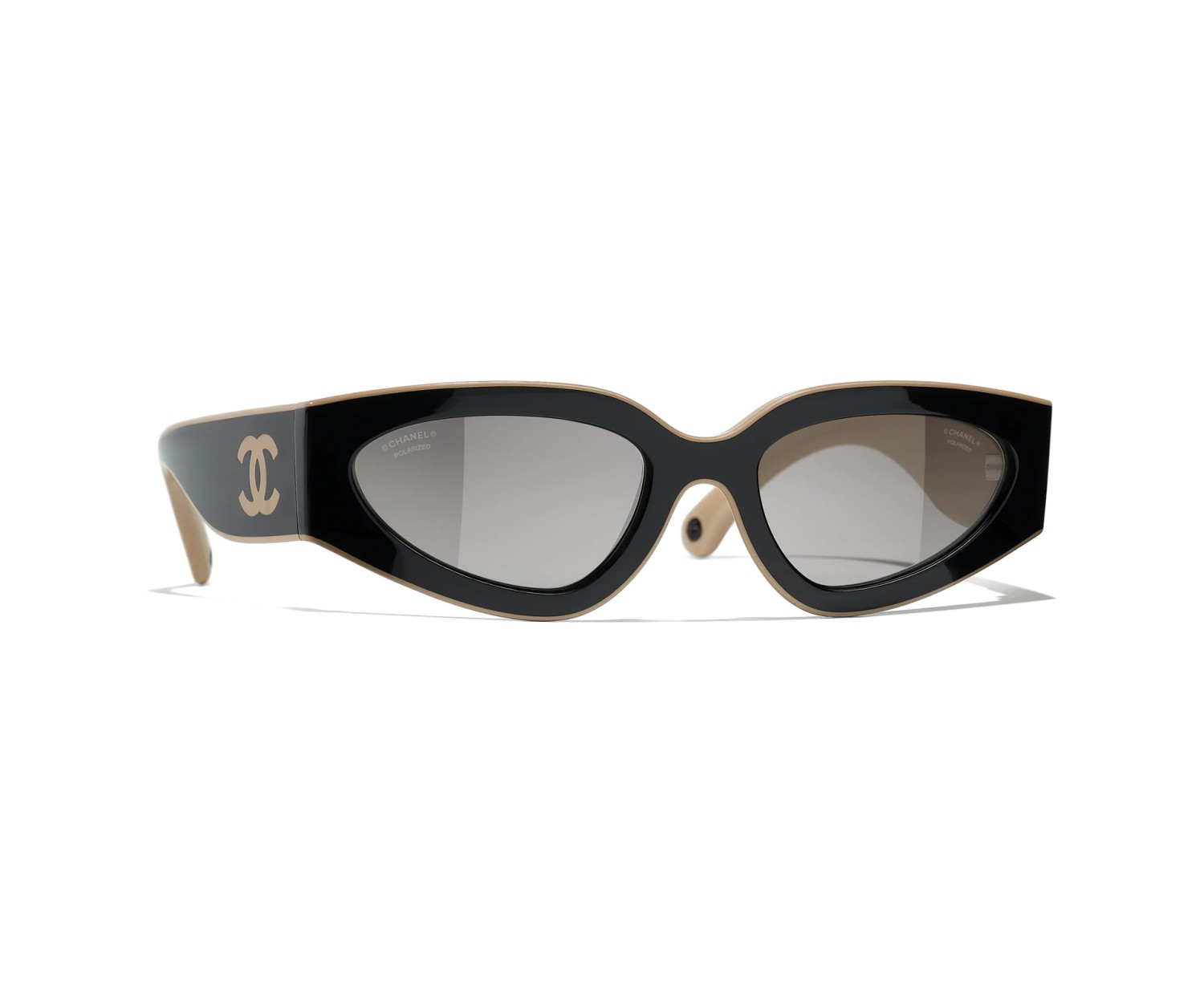 Katzenaugenförmige sonnenbrille CHANEL CH6056 C534M3 54 | Isolani Boutique