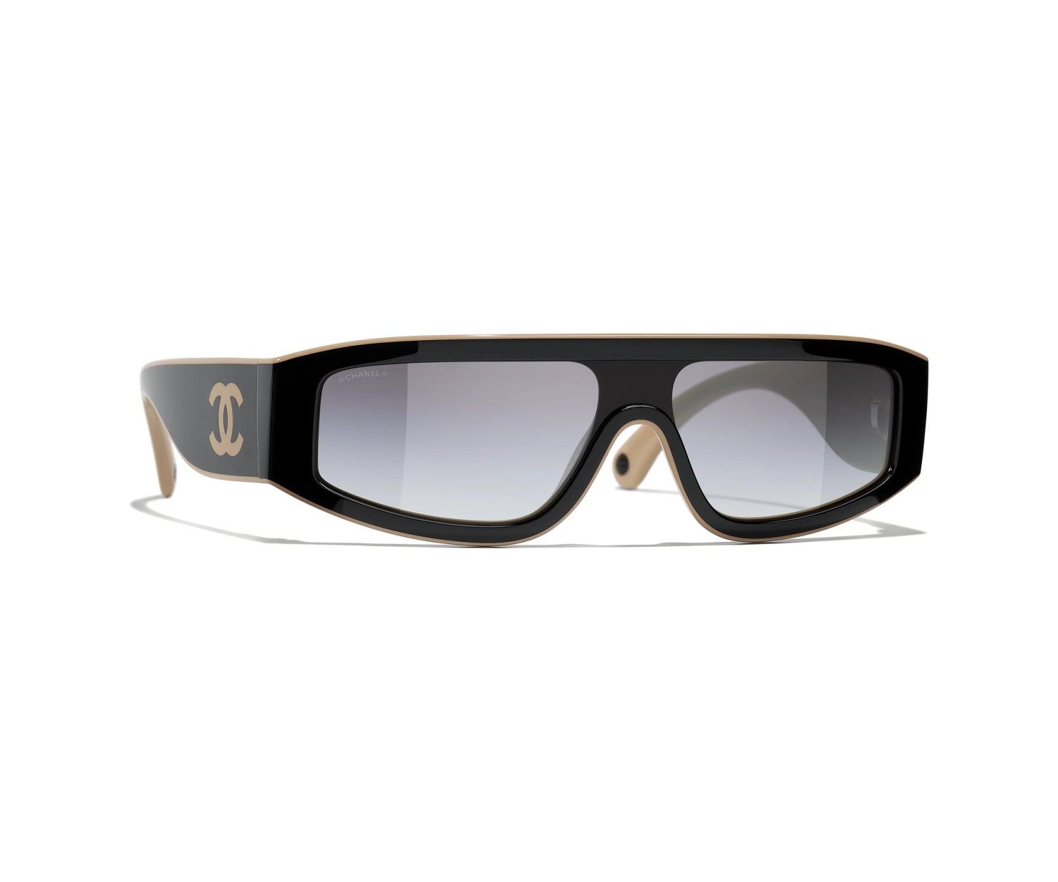 Umschließende sonnenbrille CHANEL CH6057 C534S6 28 | Isolani Boutique