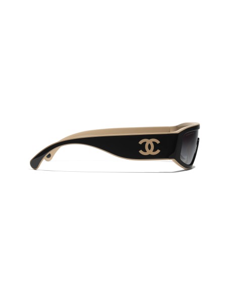 Umschließende sonnenbrille CHANEL CH6057 C534S6 28 | Isolani Boutique
