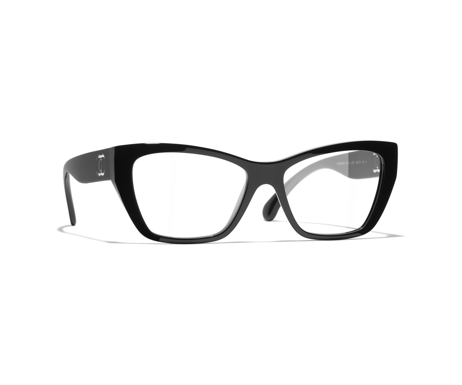 Katzenaugenförmige Korrekturfassung CHANEL CH3474 C501 53 | Isolani Boutique