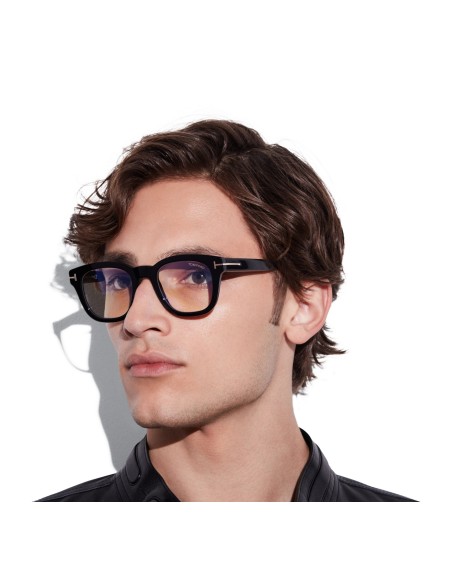 Tom Ford Blue Block Soft Square - FT5542B - 001 - 50 | Occhiali da vista