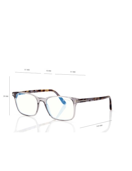 Tom Ford Blue Block Square - FT5831B - 020 - 51 | Occhiali da vista