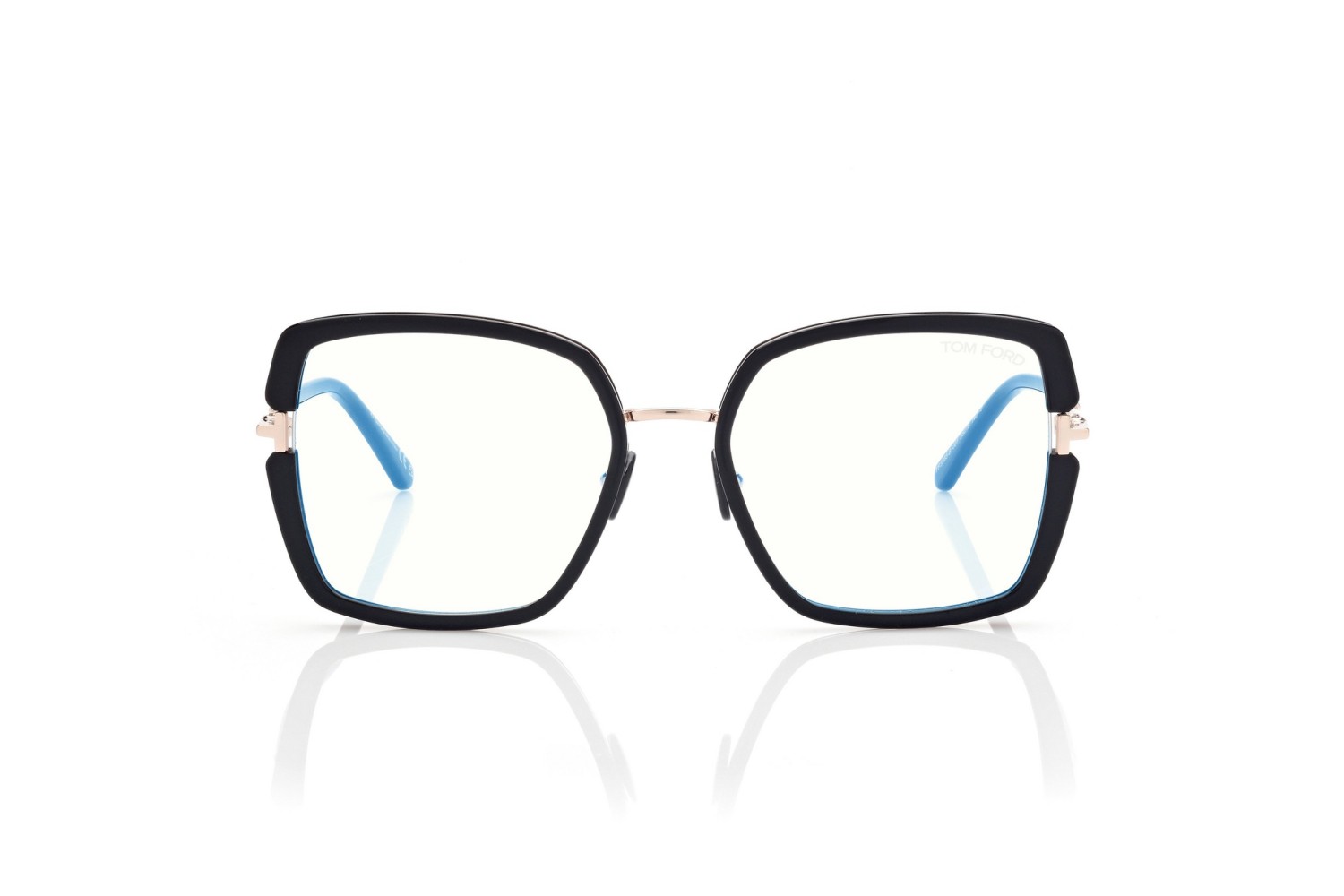 Tom Ford Blue Block Square - FT5985B - 001 - 55 | Occhiali da vista