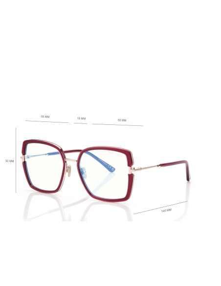 Tom Ford Blue Block Square - FT5985B - 075 - 55 | Occhiali da vista