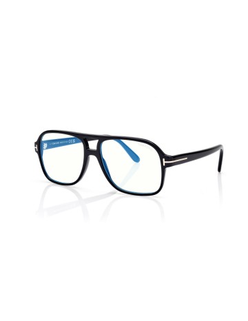 Tom Ford Navigator Blue Block - FT6058B - 001 - 58 | Occhiali da vista 2