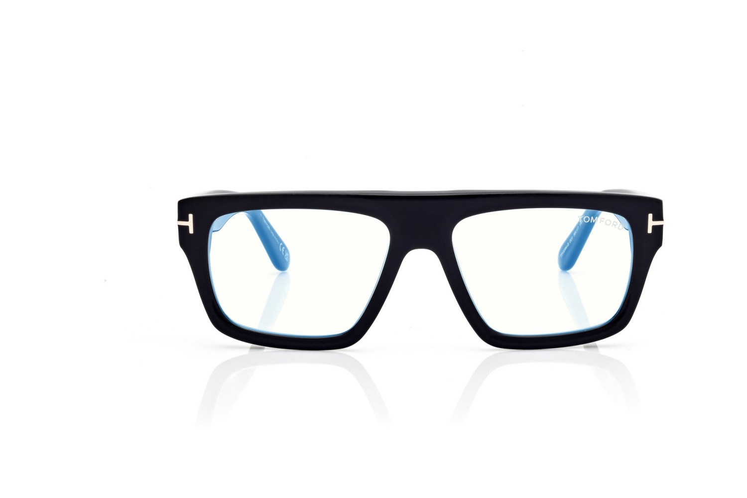 Tom Ford Blue Block Rectangular - FT6084B - 001 - 56 | Occhiali da vista
