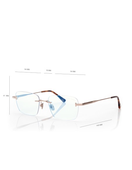 Tom Ford Blue Block Rectangular - FT6117B - 028 - 54 | Occhiali da vista