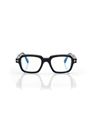 Tom Ford Geometric Blue Block - FT6123B - 001 - 48 | Occhiali da vista