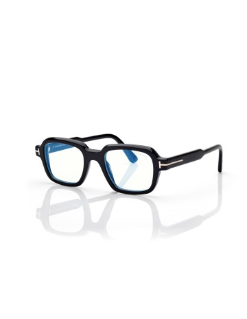 Tom Ford Geometric Blue Block - FT6123B - 001 - 48 | Occhiali da vista 2