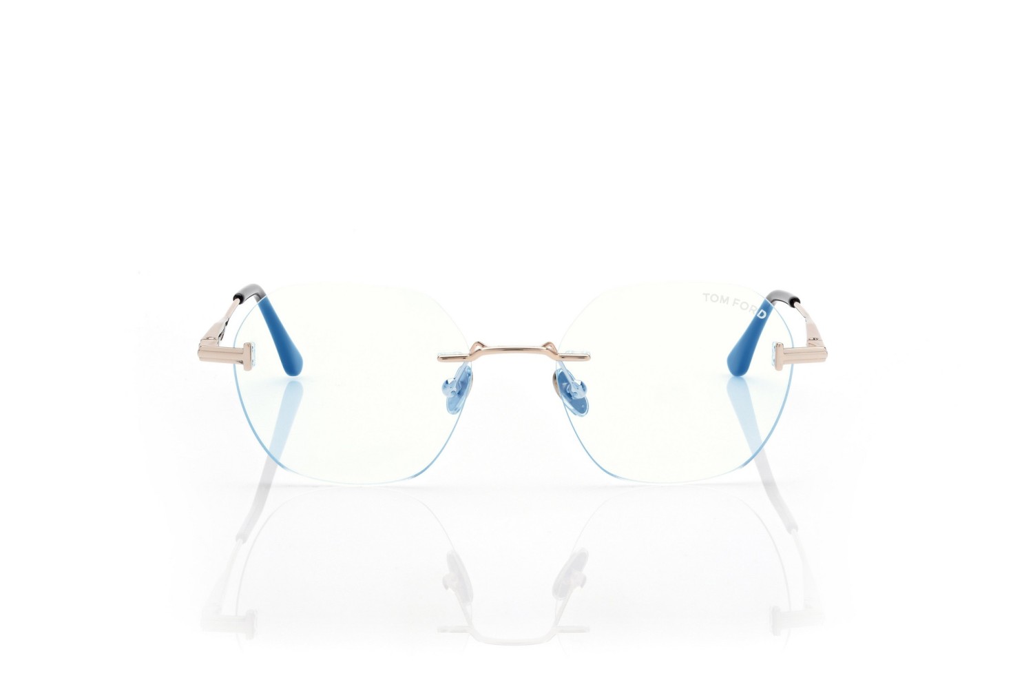 Tom Ford Geometric Blue Block - FT6126B - 028 - 52 | Occhiali da vista