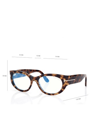 Tom Ford Oval Blue Block - FT6133B - 055 - 54 | Occhiali da vista