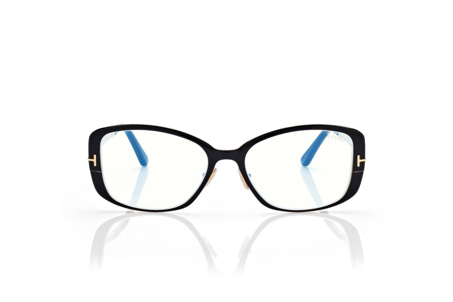 Tom Ford Blue Block Rectangular - FT6138B - 001 - 54 | Occhiali da vista