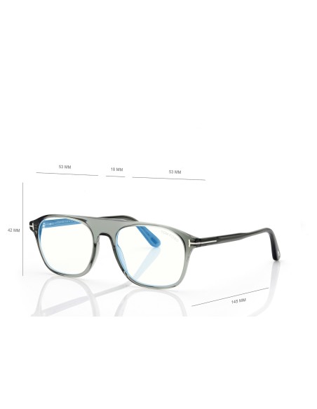 Tom Ford Blue Block Pilot - FT6167B - 093 - 53 | Occhiali da vista
