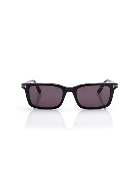Tom Ford Blue Block Rectangular With Clip On - FT6175B - 001 - 53 | Occhiali da vista