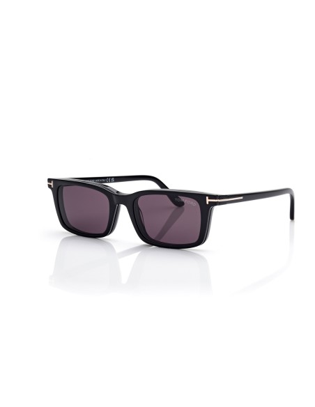 Tom Ford Blue Block Rectangular With Clip On - FT6175B - 001 - 53 | Occhiali da vista