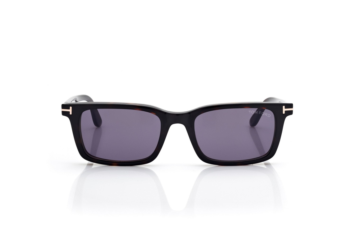 Tom Ford Blue Block Rectangular With Clip On - FT6175B - 052 - 53 | Occhiali da vista
