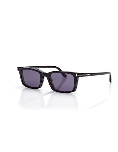 Tom Ford Blue Block Rectangular With Clip On - FT6175B - 052 - 53 | Occhiali da vista
