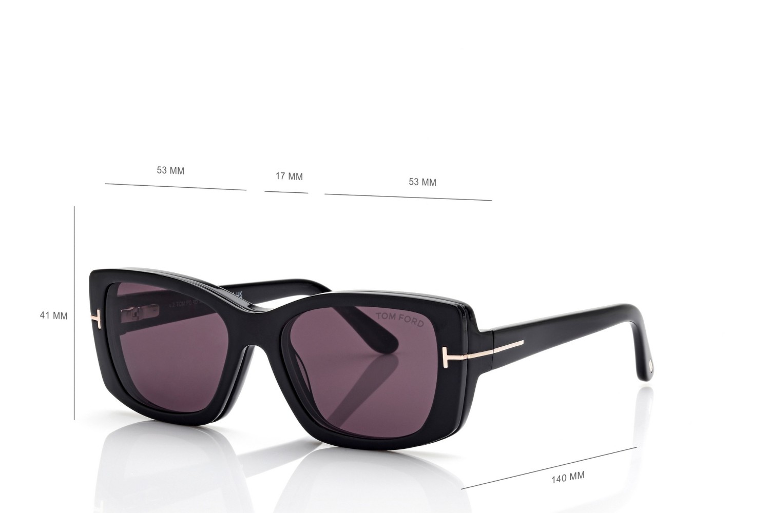 Tom Ford Blue Block Rectangular With Clip On - FT6176B - 001 - 53 | Occhiali da vista