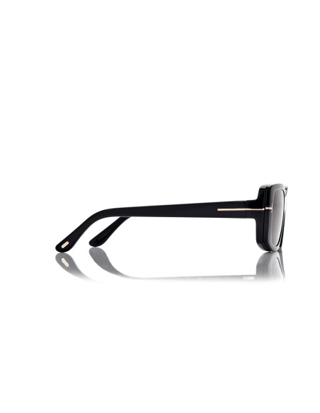 Tom Ford Blue Block Rectangular With Clip On - FT6176B - 001 - 53 | Occhiali da vista