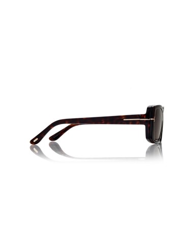 Tom Ford Blue Block Rectangular With Clip On - FT6176B - 052 - 53 | Occhiali da vista 2