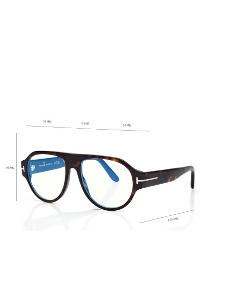 Tom Ford Blue Block Pilot - FT6178B - 052 - 54 | Occhiali da vista