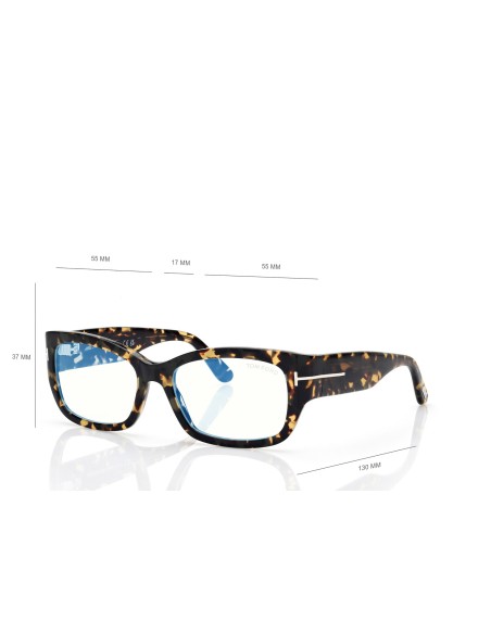 Tom Ford Blue Block Rectangular - FT6191B - 055 - 55 | Occhiali da vista