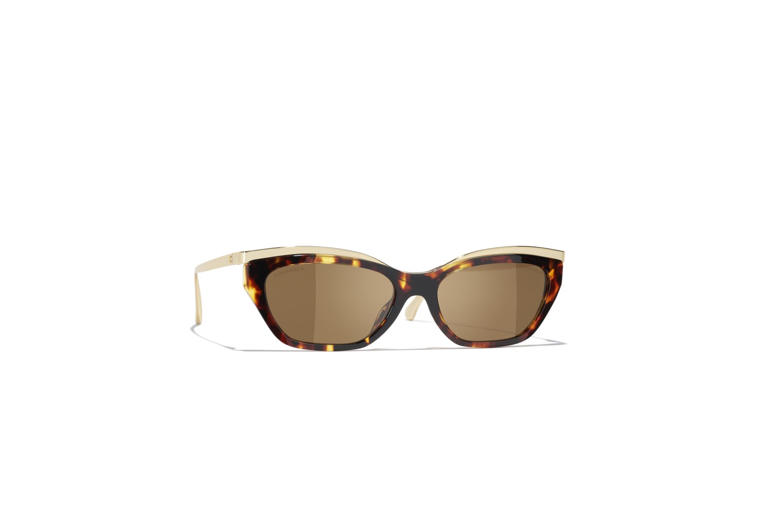 Katzenaugenförmige sonnenbrille CHANEL CH4299 185163 55 | Isolani Boutique