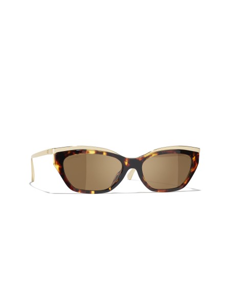 Katzenaugenförmige sonnenbrille CHANEL CH4299 185163 55 | Isolani Boutique