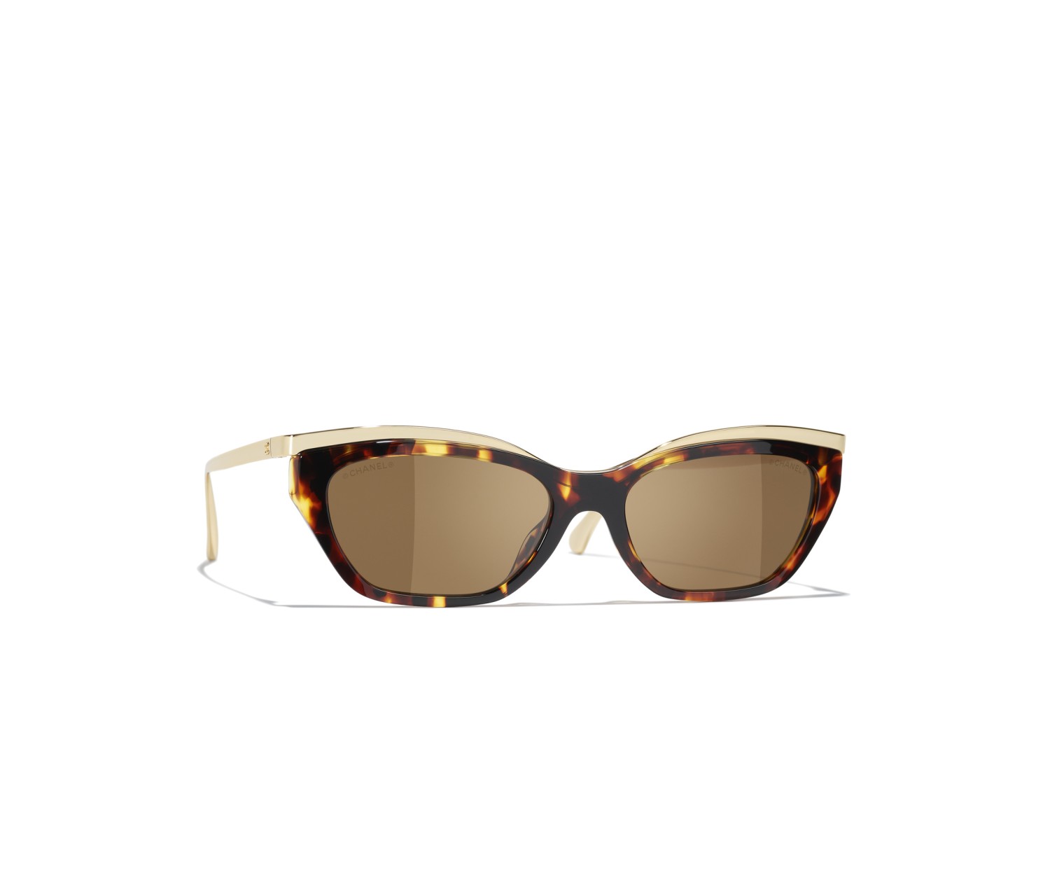 Katzenaugenförmige sonnenbrille CHANEL CH4299 185163 55 | Isolani Boutique