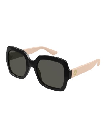 Gucci GG1337S nero / rosa / grigio | Occhiali da sole | Isolani Boutique