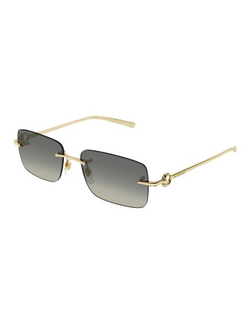 Gucci GG1703S oro / grigio | Occhiali da sole | Isolani Boutique