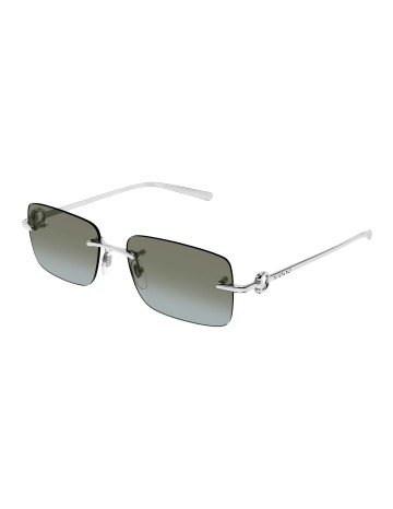 Gucci GG1703S argento / marrone | Occhiali da sole | Isolani Boutique