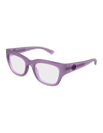 Gucci GG1785O viola / trasparente | Occhiali da vista | Isolani Boutique