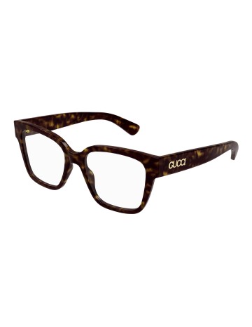 Gucci GG1791O tartarugato / trasparente 006 | Occhiali da vista | Isolani Boutique