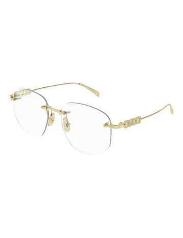 Gucci GG1806O oro / trasparente 001 | Occhiali da vista | Isolani Boutique