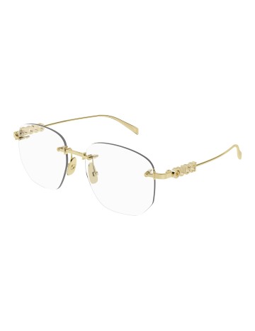 Gucci GG1806O oro / trasparente 002 | Occhiali da vista | Isolani Boutique
