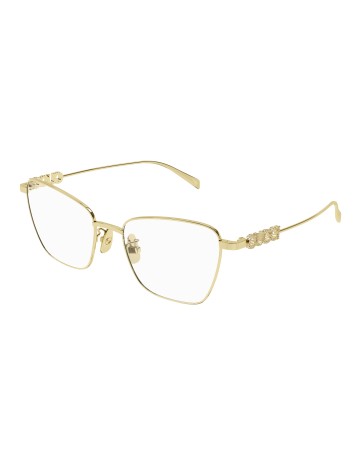 Gucci GG1807O oro / trasparente 001 | Occhiali da vista | Isolani Boutique