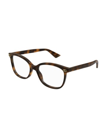 Gucci GG1816O tartarugato / trasparente 006 | Occhiali da vista | Isolani Boutique