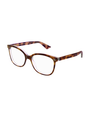 Gucci GG1816O tartarugato / trasparente 008 | Occhiali da vista | Isolani Boutique