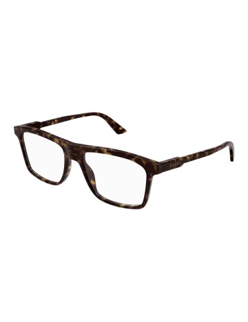 Gucci GG1820O tartarugato / trasparente 005 | Occhiali da vista | Isolani Boutique