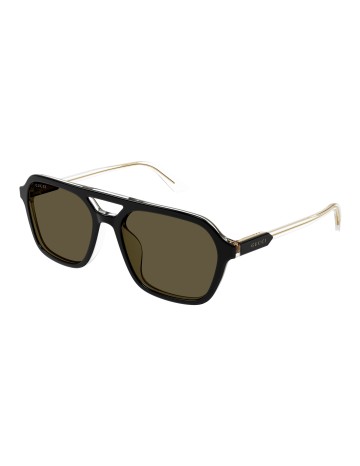Gucci GG1823SA nero / marrone | Occhiali da sole | Isolani Boutique