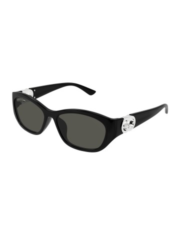 Gucci GG1826SK nero / grigio 001 | Occhiali da sole | Isolani Boutique