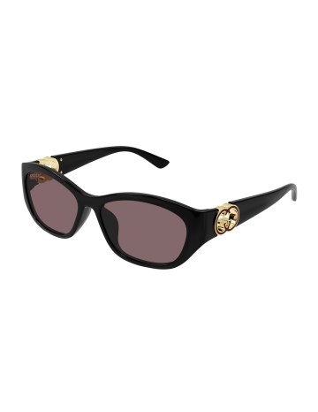 Gucci GG1826SK nero / rosso | Occhiali da sole | Isolani Boutique