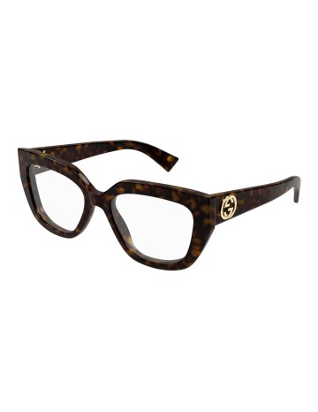 Gucci GG1847O tartarugato / trasparente 004 | Occhiali da vista | Isolani Boutique
